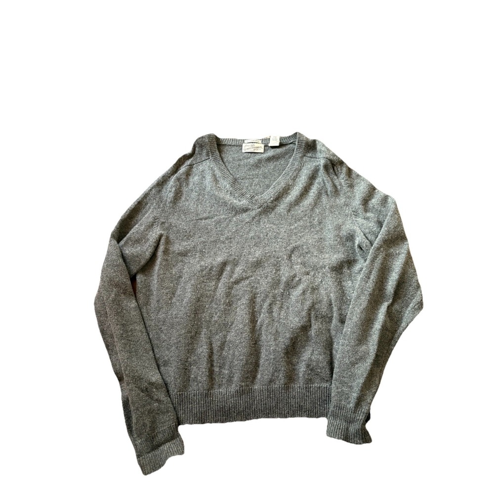 Vintage‎ Sears Roebuck Men XL 100% Lambswool Knit Crewneck Sweater Grandpacore